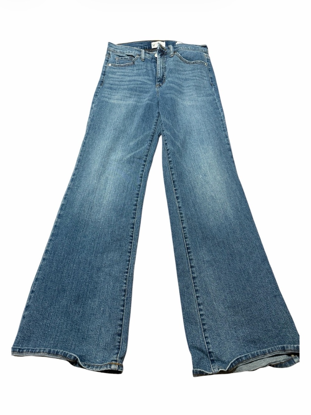 Lily High Rise Boot Cut Wide-Leg Jeans Size 8 Western Festival Concert Boho